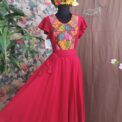 Vestido bordado San Vicente Talla G