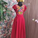 Vestido bordado San Vicente Talla G