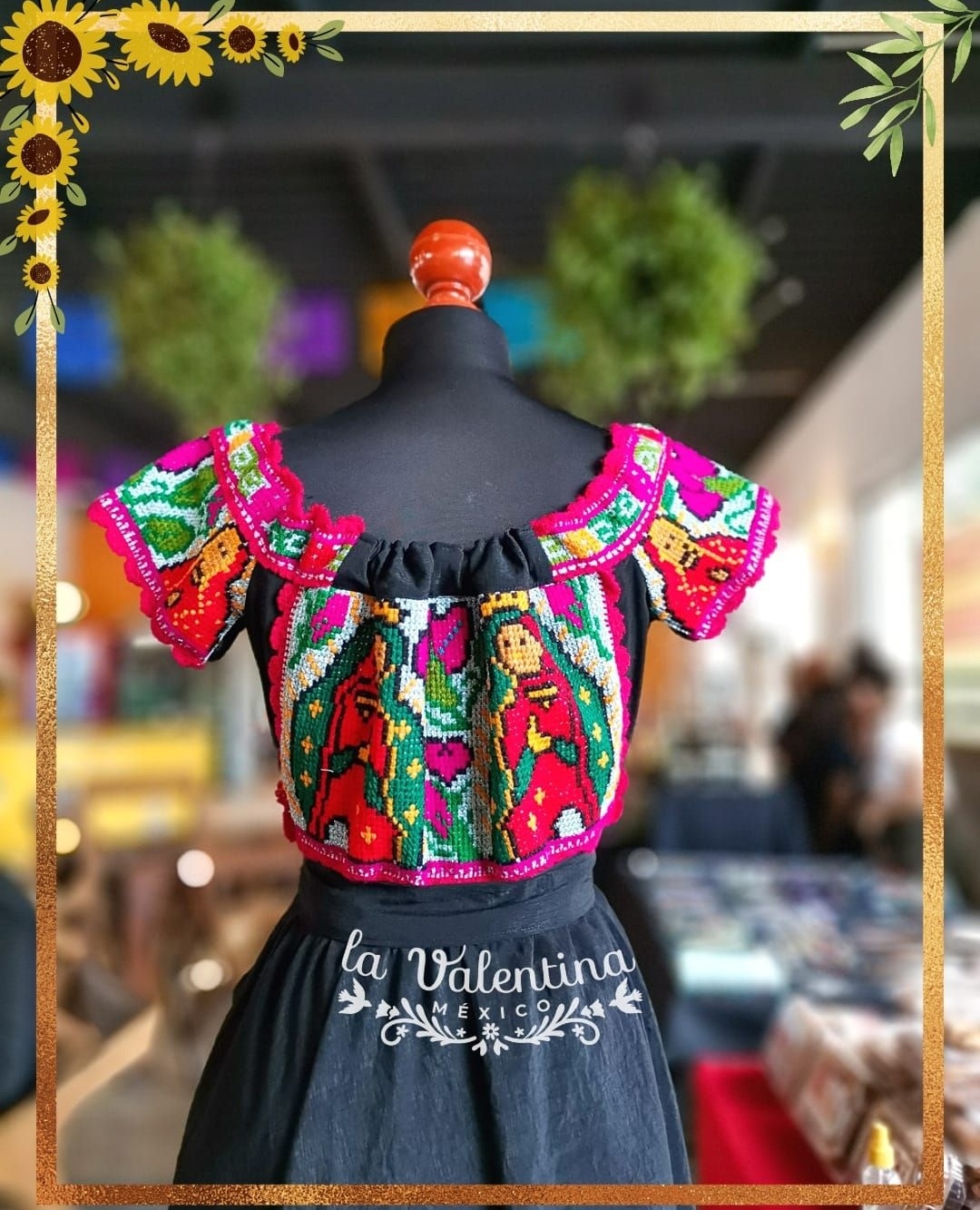 Vestido bordado chatino talla M – La Valentina México