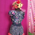 Falda y blusa bordado Jalapa de Diaz, talla G