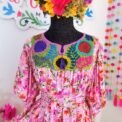 Vestido bordado chiapaneco unitalla