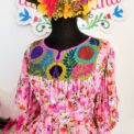 Vestido bordado chiapaneco unitalla