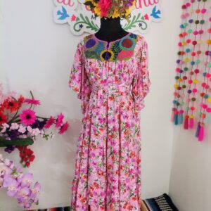 Vestido bordado chiapaneco unitalla