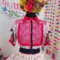 Falda y blusa bordado chenteño, talla G