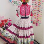 Falda y blusa bordado chenteño, talla G