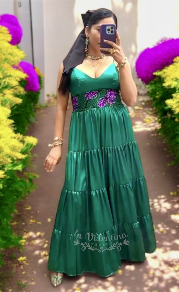 Vestido bordado chiapaneco, Talla CH